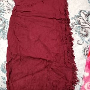 Burgundy infinity scarf